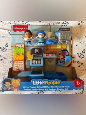 Fisher-Price Little People ALDI Playset - Blue, Yellow, Orange